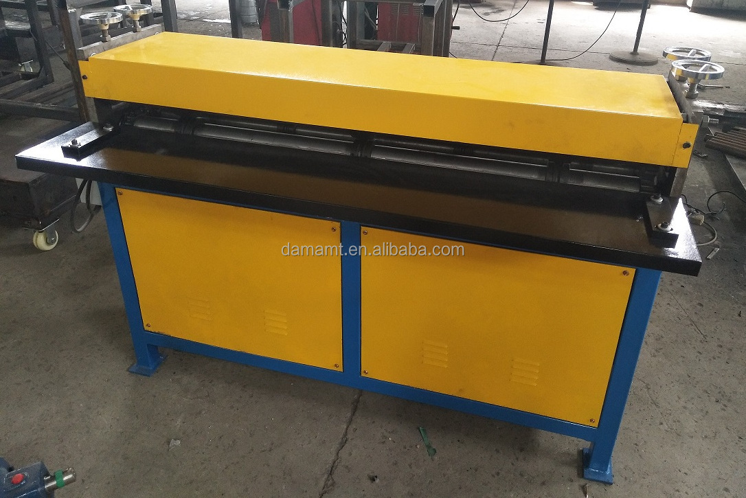 Metal Sheet duct Grooving Machine / trimming Beading Machine HVAC Duct Bead