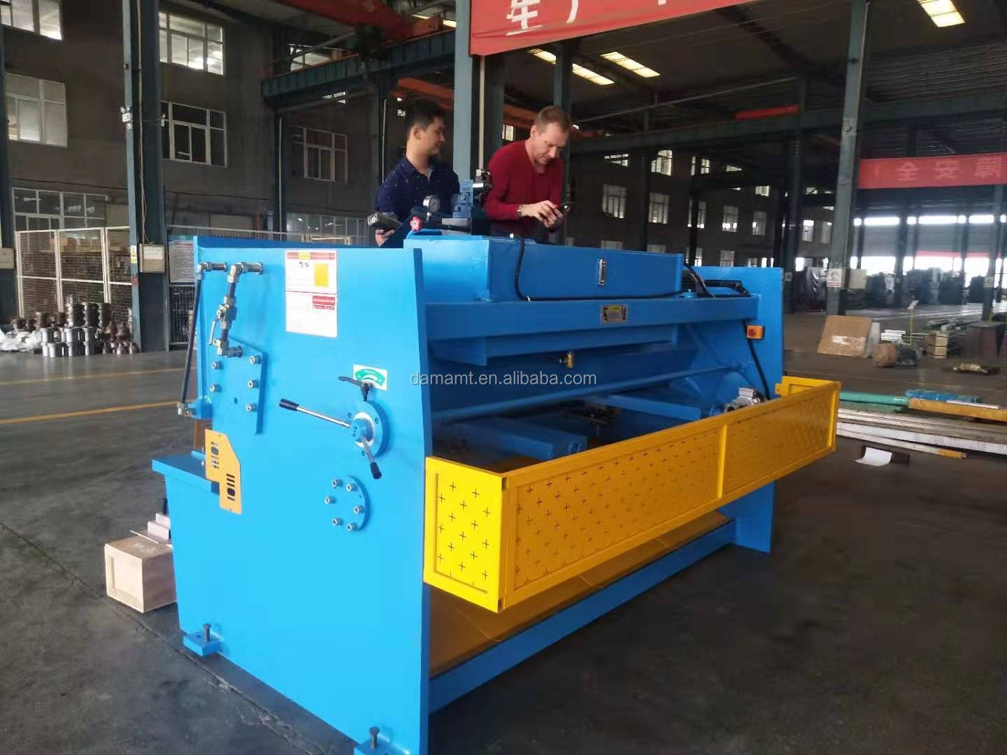 factory sales 8ft hydraulic swing beam metal shear machine  8mm 2500 mm 3000 mm metal sheet cutter