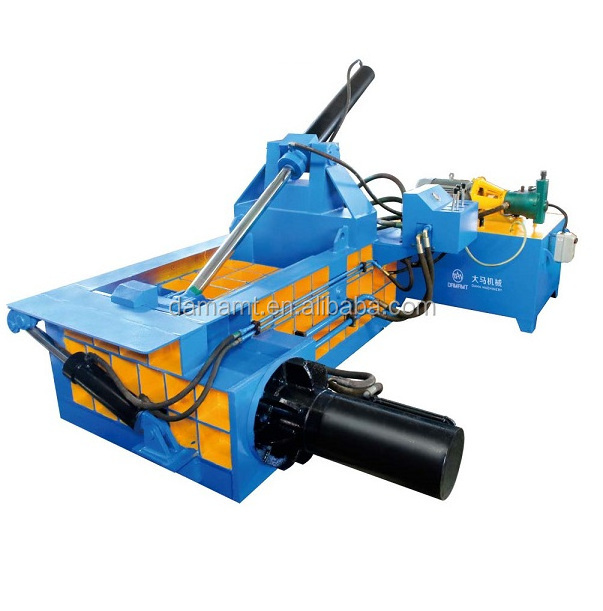 DAMA factory hydraulic Horizontal scrap metal baler machine waste metal recycle  compactor press