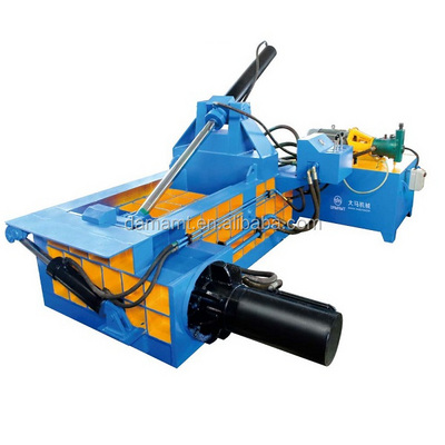 DAMA factory hydraulic Horizontal scrap metal baler machine waste metal recycle  compactor press