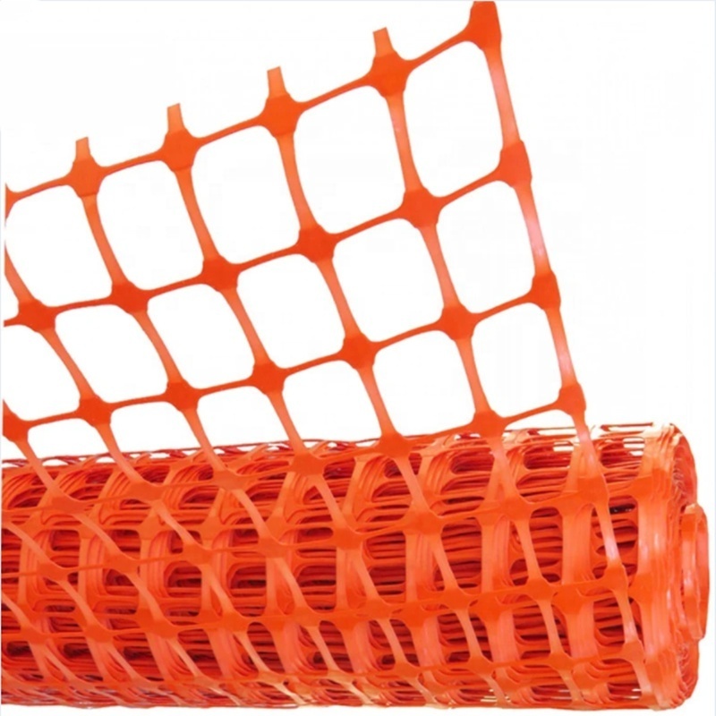 100Gsm PE PP Plastic Orange Outdoor Safety Barrier Fence Mesh Net Fence Snow Fence