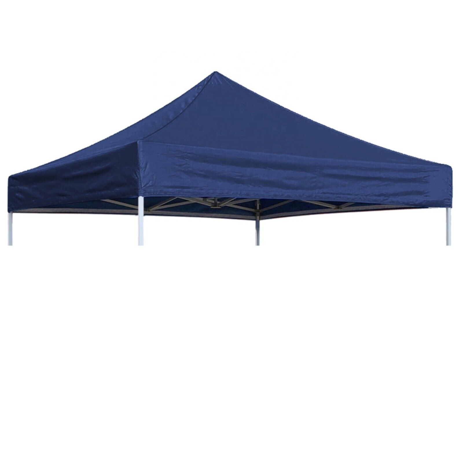 Backyard Sunshade Awning Metal Pop up Gazebos Canopy with Lights