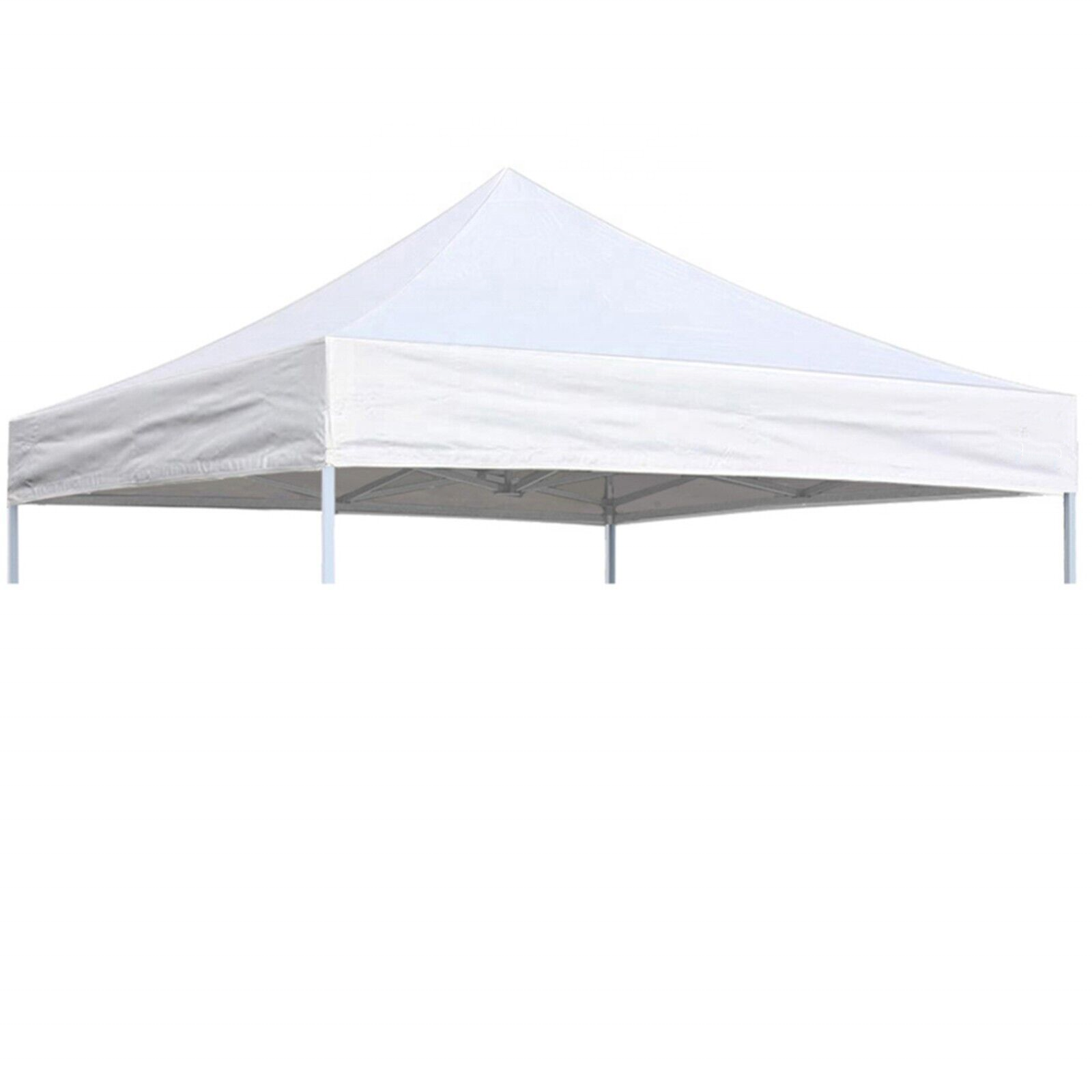 Backyard Sunshade Awning Metal Pop up Gazebos Canopy with Lights