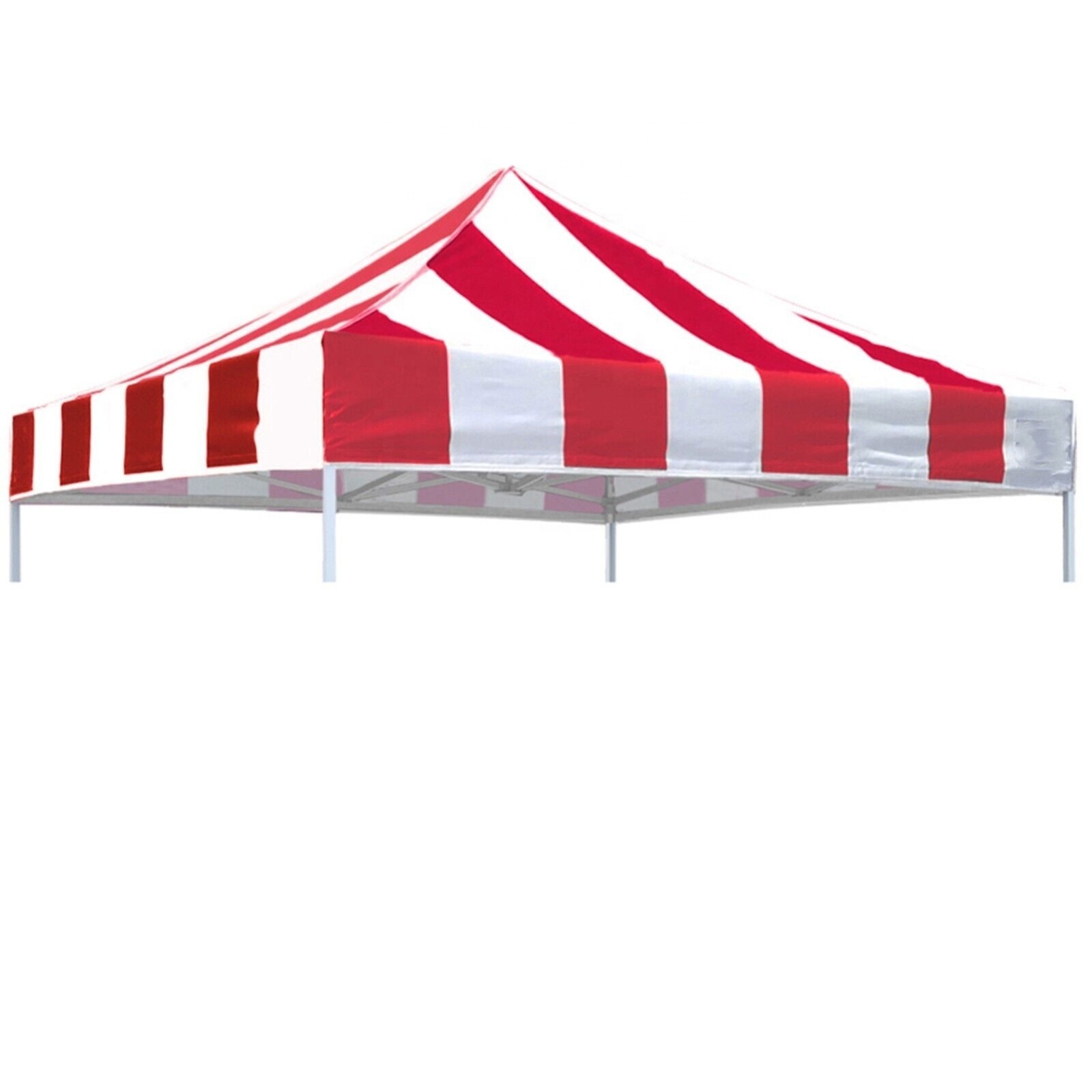 Backyard Sunshade Awning Metal Pop up Gazebos Canopy with Lights