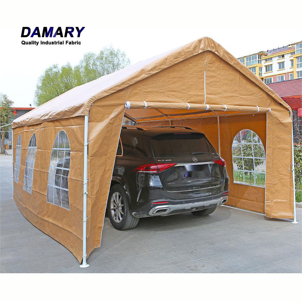 HDPE Material 10x20x8 Durable Car Garage Canopy Carport Winter Car Shelter foldable car canopy