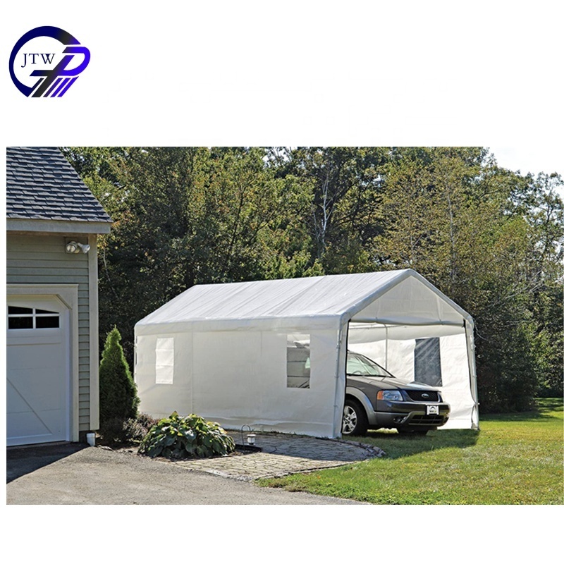 Canopy tent cover 10x20ft Garage Fully Enclosed All Season Carport with Windows