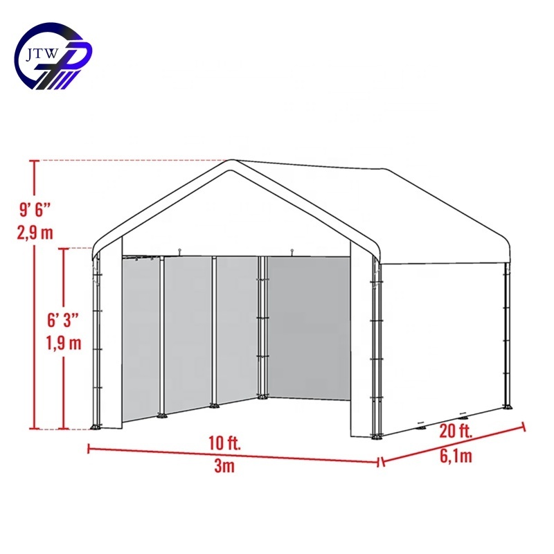 outdoor waterproof anti-uv  awning Enclosed All Season Carport sun canopy