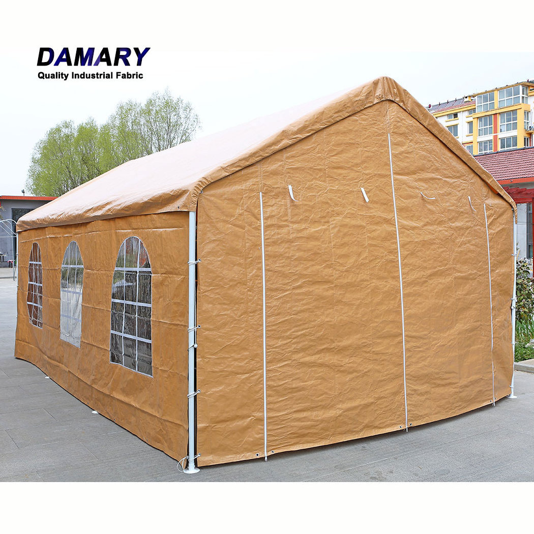 OEM Portable Car port Heavy Duty Carports For Car Parking with Sidewalls Windows Car Port for Boat Storage Party Tent