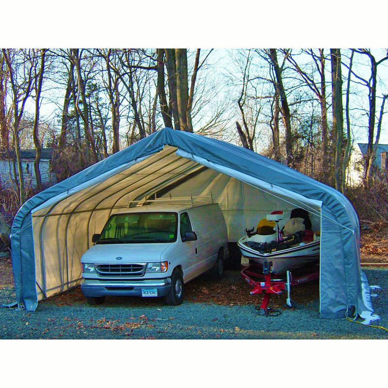 custom big 20x20 20x30 gray farm motorad car boat triple canopy carport