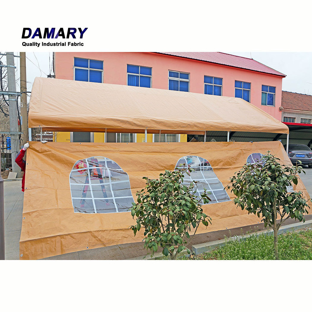 HDPE Material 10x20x8 Durable portable car shade canopy car parking canopy folding car canopy