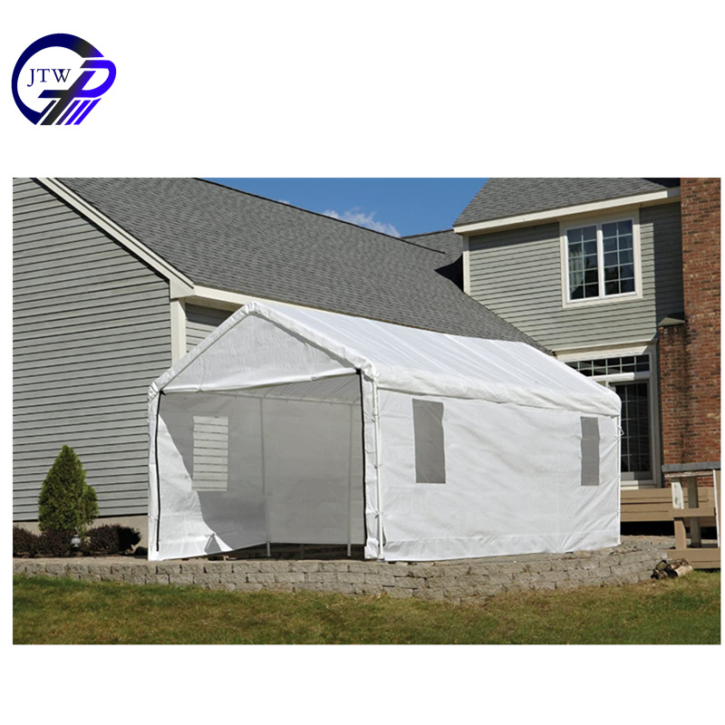 Canopy tent cover 10x20ft Garage Fully Enclosed All Season Carport with Windows