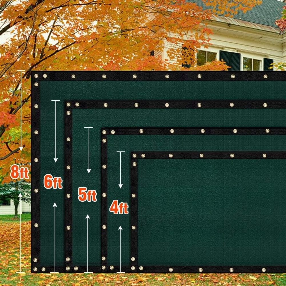 Heavy Duty Privacy Screen Fence Black Garden Yard Backyard Balcony Privacy Mesh Screen Fence