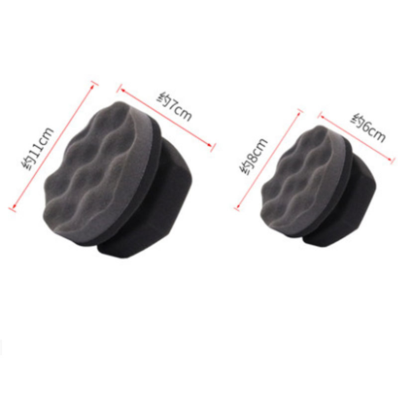 ATPRO 2-piece set  Car Wax Sponge Tire Dressing Applicator Pads,Tire Applicator Hexagonal Car Sponge