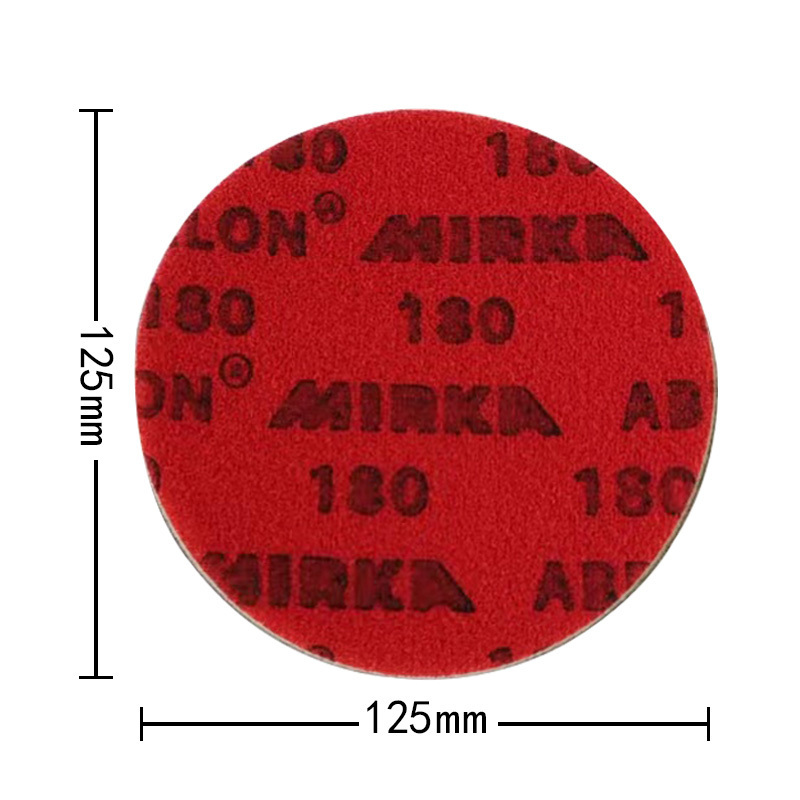 5Inch 125mm Mirka Abralon 180-4000 Grit Sponge Sangding Disc Foam Hook Loop Sandpaper Flexibly Polish Plane For Car Paint Glass