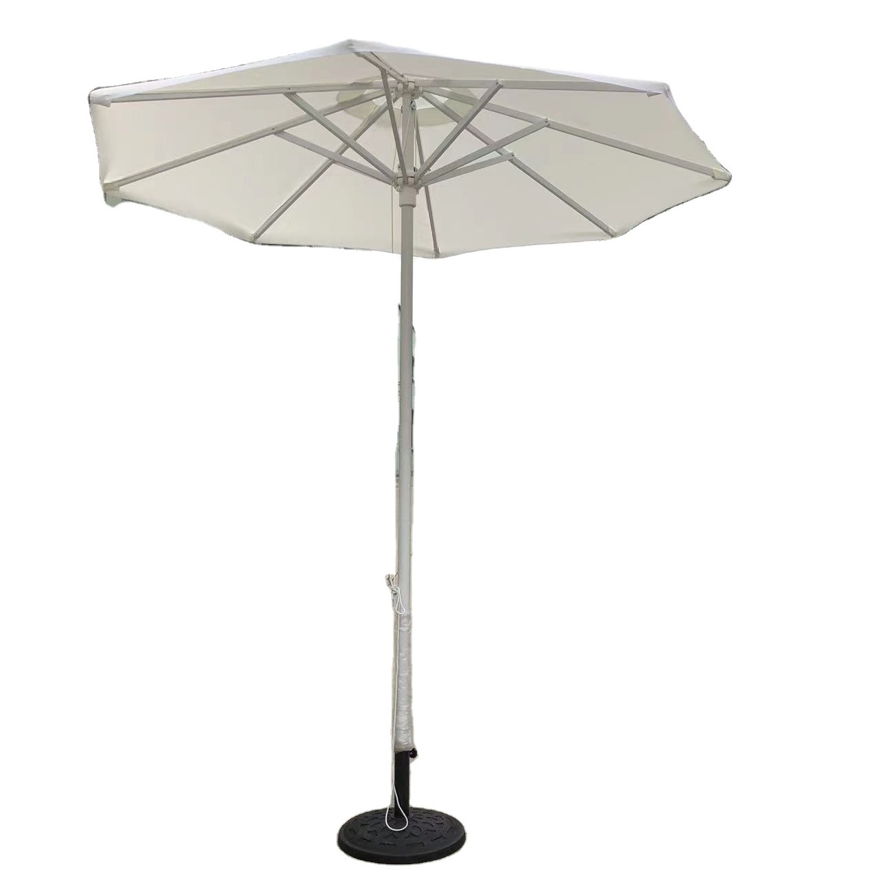 Sun Umbrella Commercial High End Twist-tilt Light Luxury Garden Umbrella Parasol Waterproof Polyester Outdoor Furniture Modern