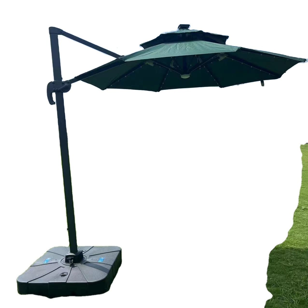 Big Roman Umbrella Pool Parasol Outdoor Furniture Modern Beach Umbrella Banana Umbrella 5~7days with Garden Hot Shade Outdoor