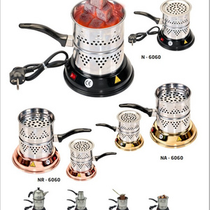 Indoor Electric Charcoal Burner Disposable Hookah Charcoal for Shisha Smoking Includes Herb Grinder and Rolling Tray