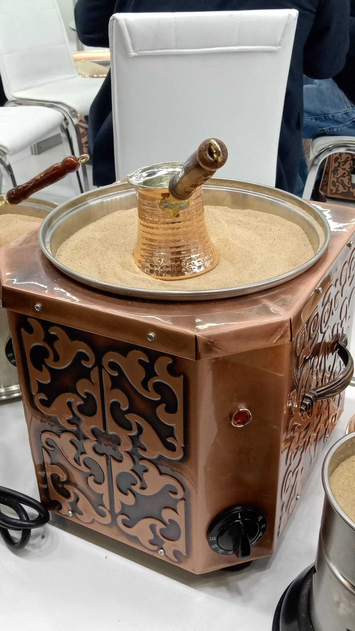 Turkish Coffee Machine Copper on Sand