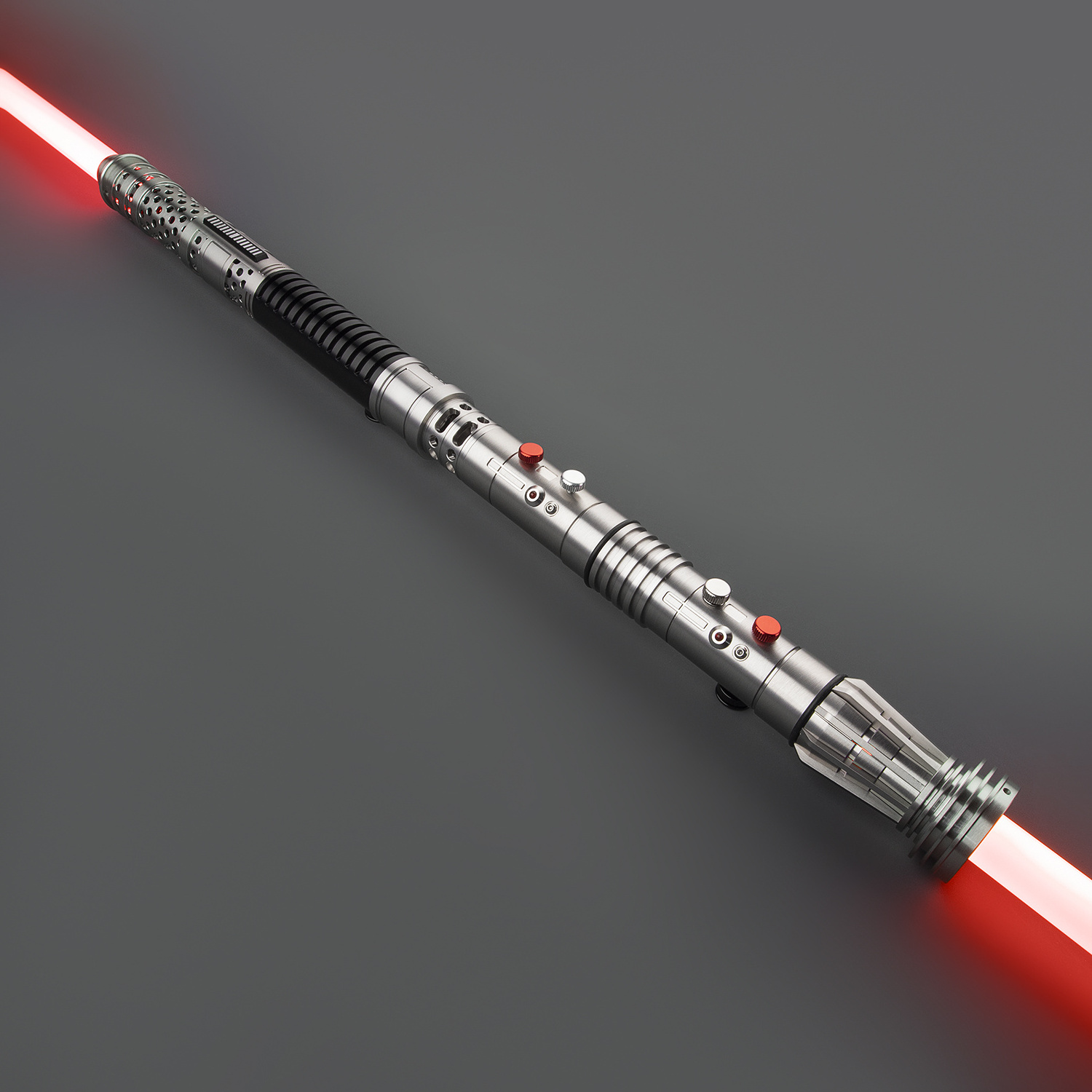 LGT dark  metal hilt heavy dueling blade RGB GHV lightsaber with high light sensitive smooth swing for star the wars