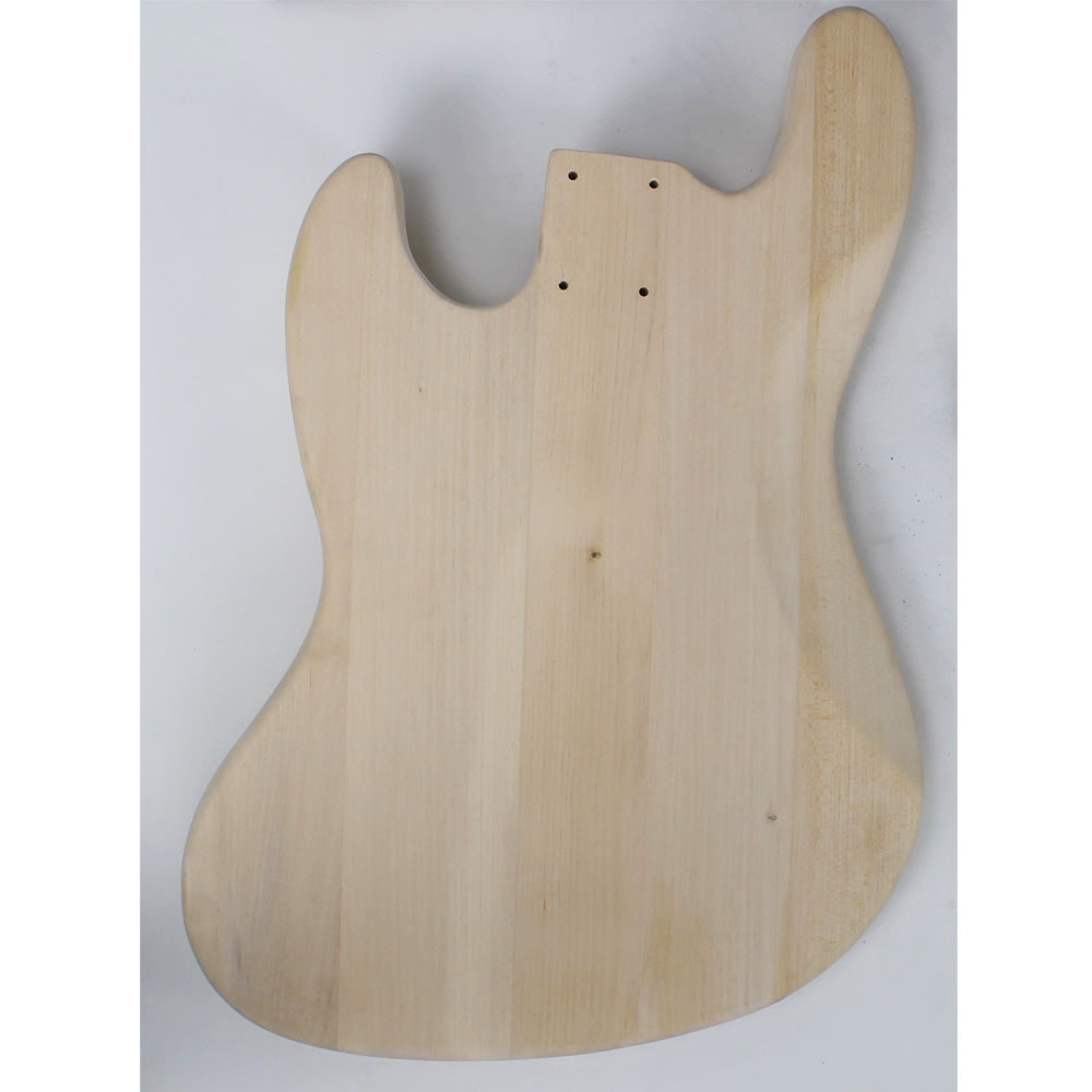 Basswood body Maple necks  Electric Guitar Kit Jz bass DIY guitar kit with white pickguard and guitar accessories