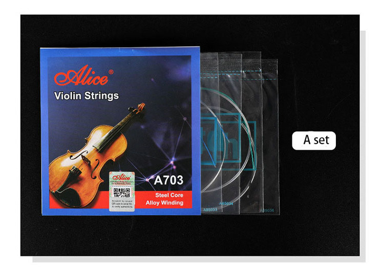 Wholesale Alice A703  Set of 4 pieces E A D G Violin Strings For Music Accessories