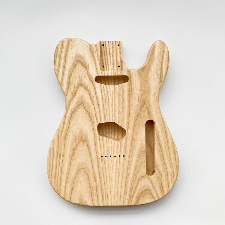 Factory Price Blank Electric Guitar Body Barrel Unfinished TL Ash Guitar body for tl guitar kits