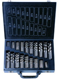 DAMING 170 pc HSS Drill Bits Set 1-10mm Quality Drill bits in Metal Case drill adjustable force twist