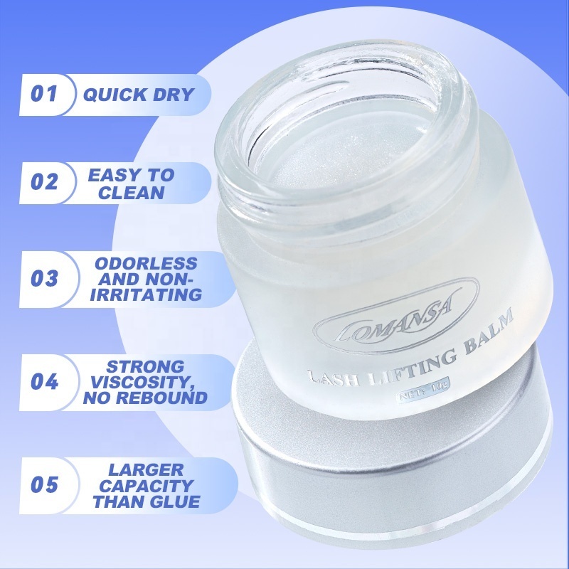 Own Brand LOMANSA Lash Lifting Adhesive Glue Balm For Eyelash Curl Fix Glue Professional Super Eyelash Gule Balm