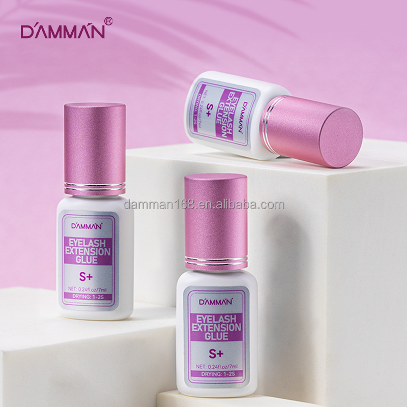 Damman Custom Eyelash Glue Black 1-2S Private Label Eyelash Glue Long Lasting Lash Extension Glue