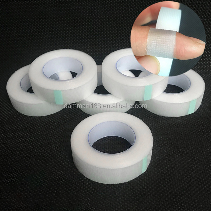 DAMMAN 9M Transparent Cotton Tape For Eyelash Extension Custom Graft Isolation Tape High Quality Eyelash Grafting Tape