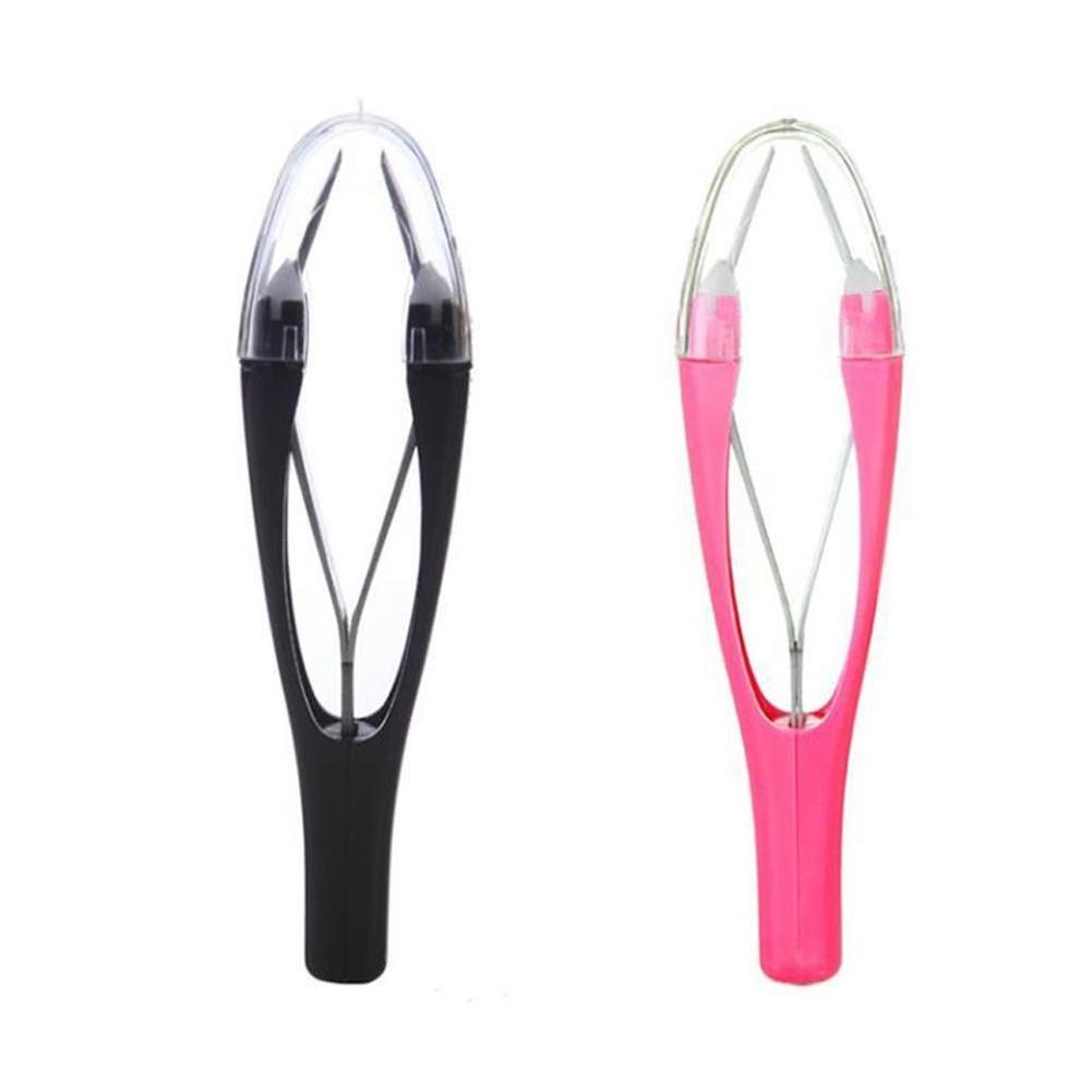 Eyebrow Tweezers Automatically Retractable Slant Tip Face Hair Removal Eyebrow Trimmer Eyelash Clip Makeup Tool