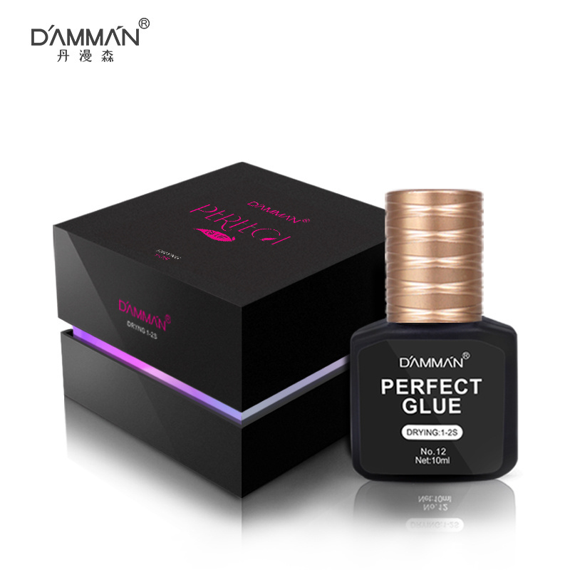 DAMMAN Eyelash Glue For Grafted Private Label Lash Gel 1-2 Sec Dry 7-8 Weeks Lasting Professional Eyelashes Extension Adhesive