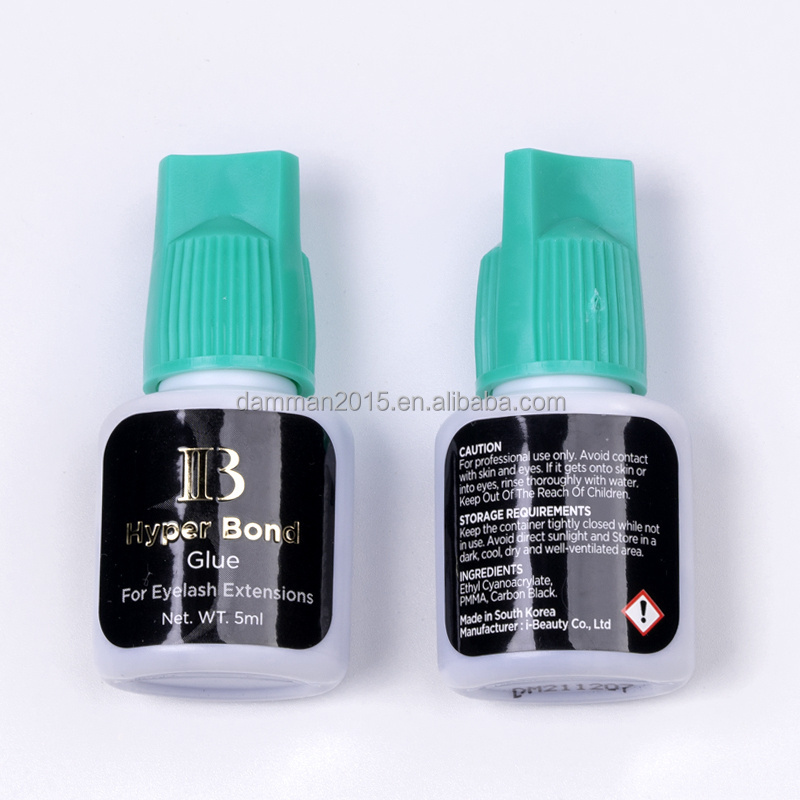 IB Korea 100% Original Glue For Eyelash Extension Black Adhesive For Lashes IB Hyper Bond Glue  Fast Drying 0.5S Eyelashes Glue