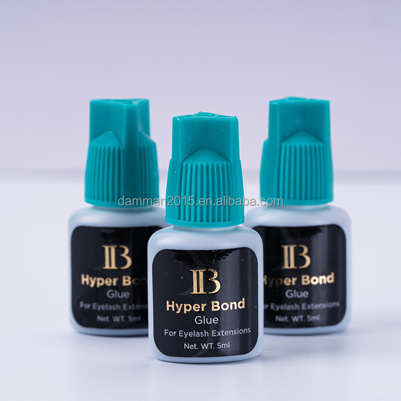 IB Korea 100% Original Glue For Eyelash Extension Black Adhesive For Lashes IB Hyper Bond Glue  Fast Drying 0.5S Eyelashes Glue