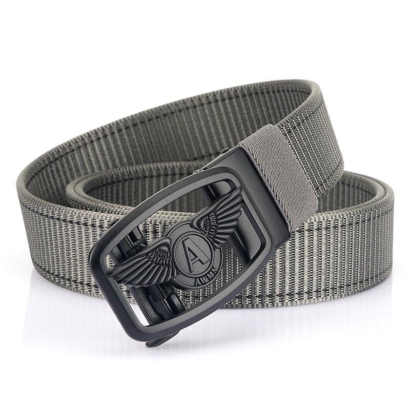 1.5 Inch Heavy Duty Nylon Tactical Riggers Belt Fabric Belts with Quick-Release Metal Buckle