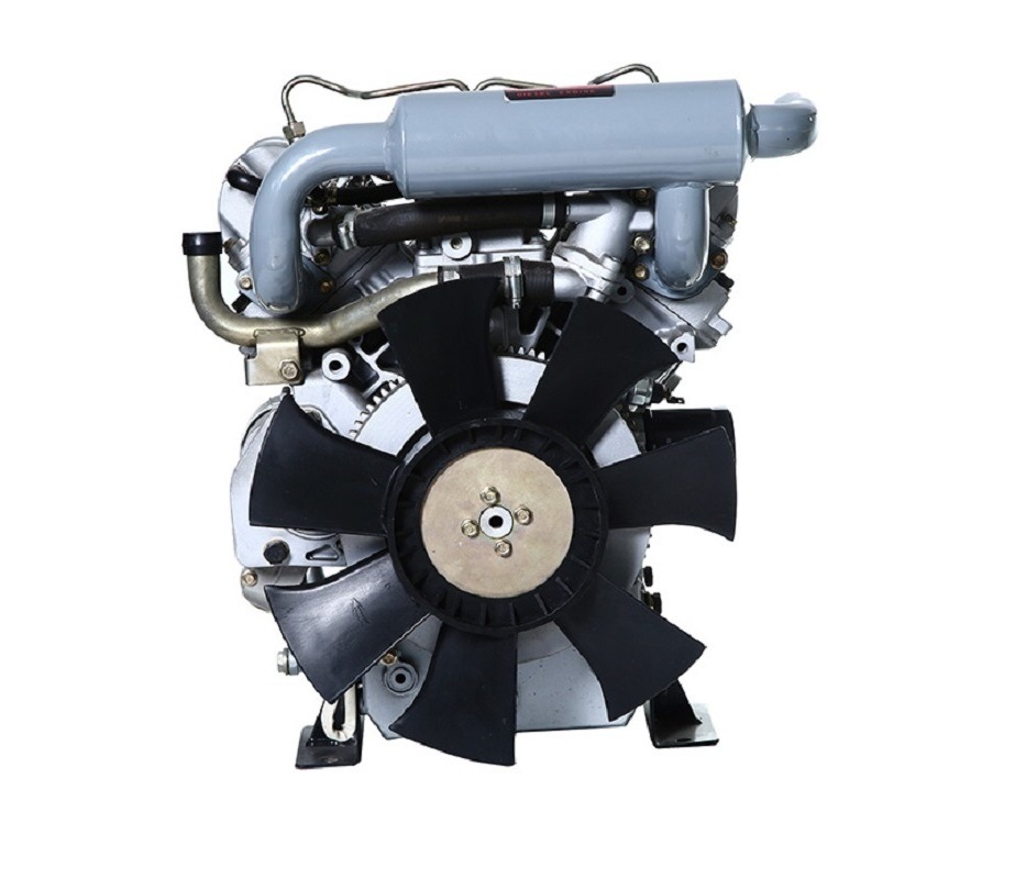 Pressure Splashing 17HP Mini V Twin Four Strokes Aircraft Engine Water Cooled Diesel Engine 2 Cylinder Diesel Engine for Sale