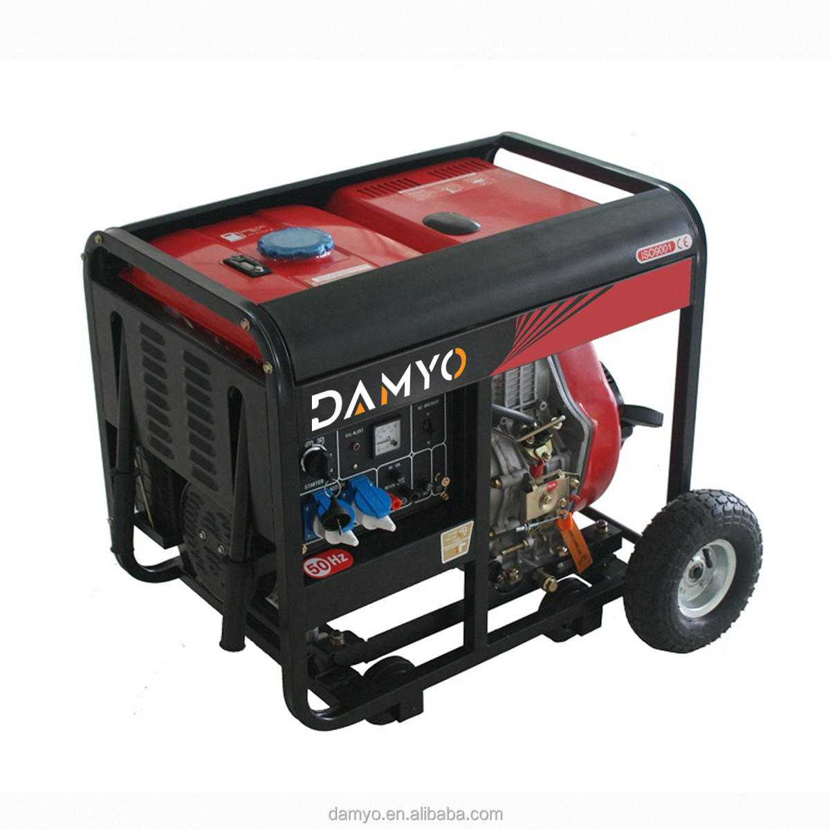 Home use 10 kva diesel generator small portable open frame electric engine generators