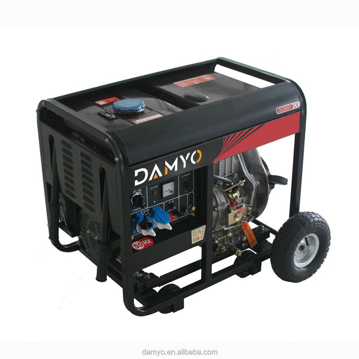 Home use 10 kva diesel generator small portable open frame electric engine generators