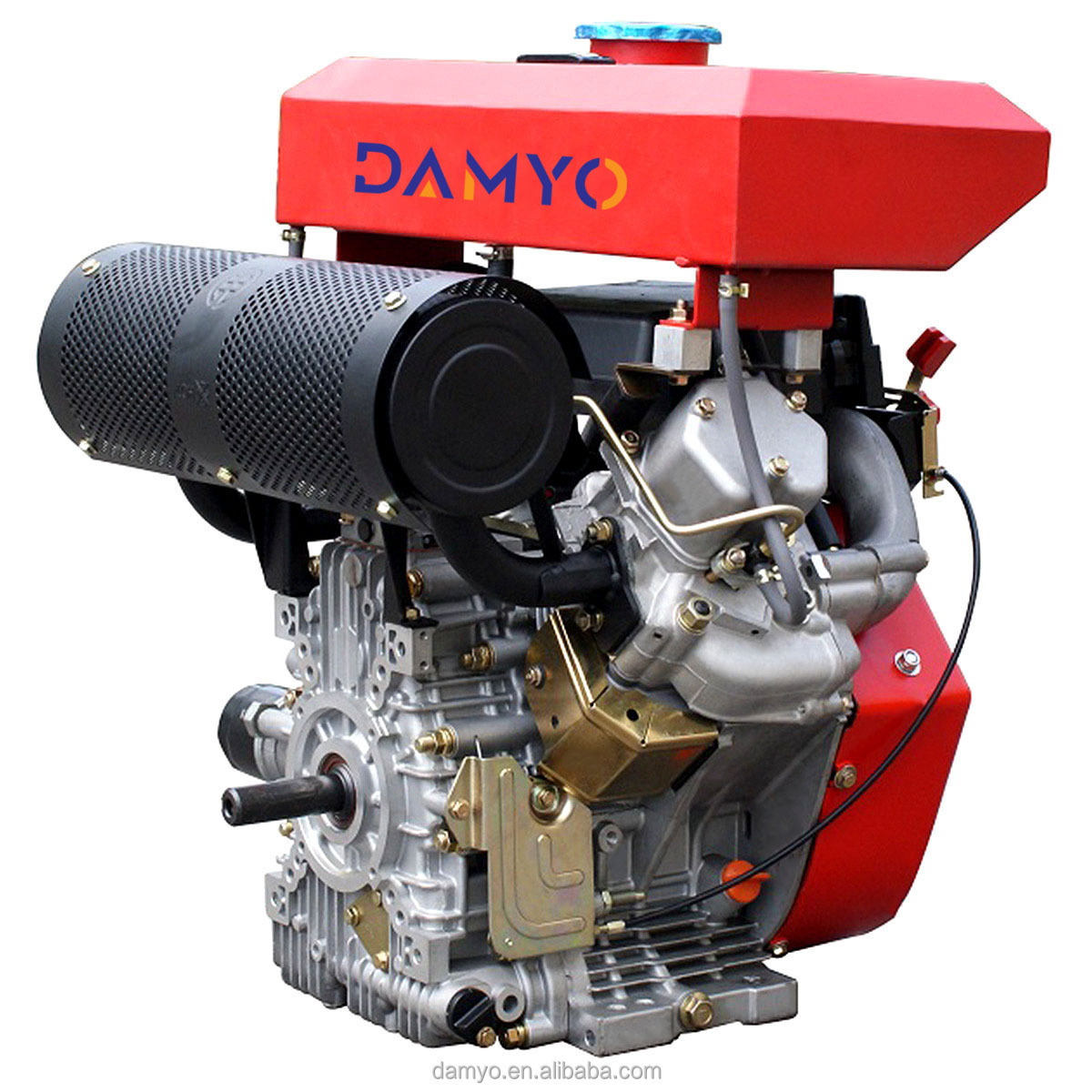 Factory Direct Sale two cylinders air-cooled 23 kva 1247CC diesel engine magnet generator RJ2V95