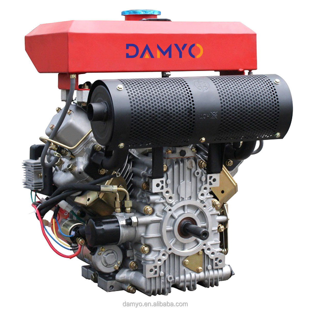 Factory Direct Sale two cylinders air-cooled 23 kva 1247CC diesel engine magnet generator RJ2V95