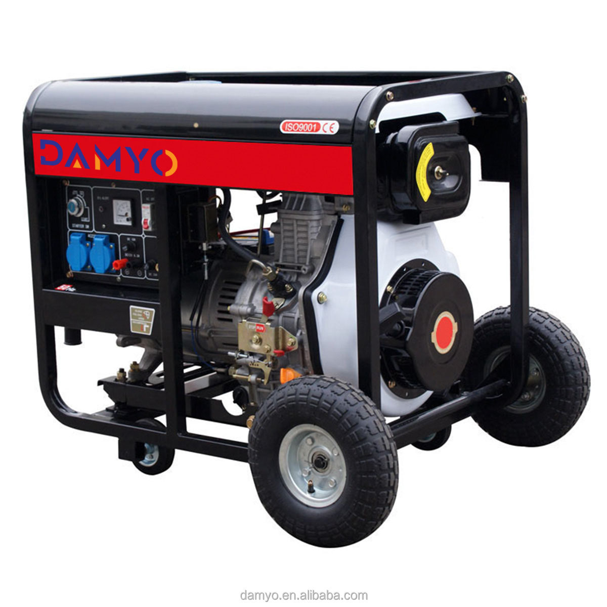 Home use 10 kva diesel generator small portable open frame electric engine generators