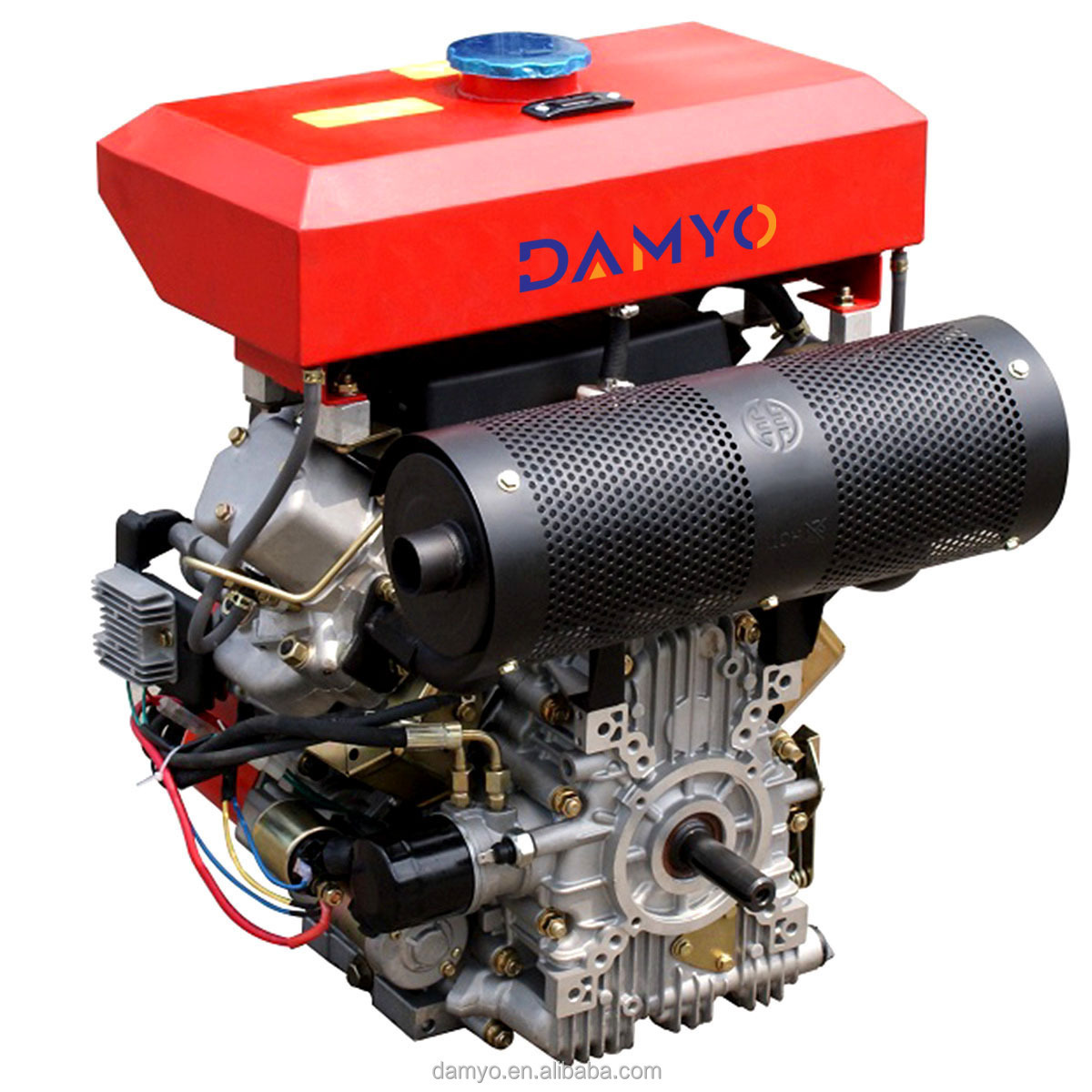 Factory Direct Sale two cylinders air-cooled 23 kva 1247CC diesel engine magnet generator RJ2V95