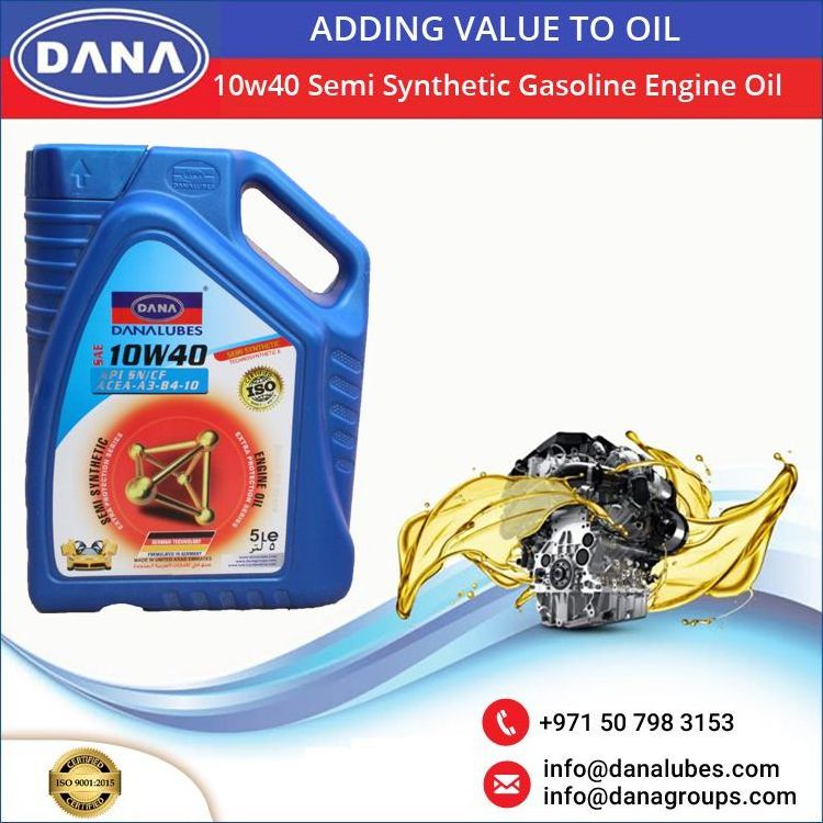 High Performance 10W40 Semi Synthetic Gasoline Engine Oil in Rak