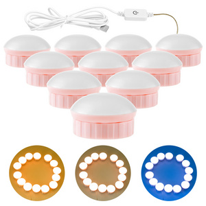 Hot Sell Vanity Dressing Table Bulbs Kits Make up LED Vanity Mirror with Lights Super Stars 10 Luminous White Body Lamp Item