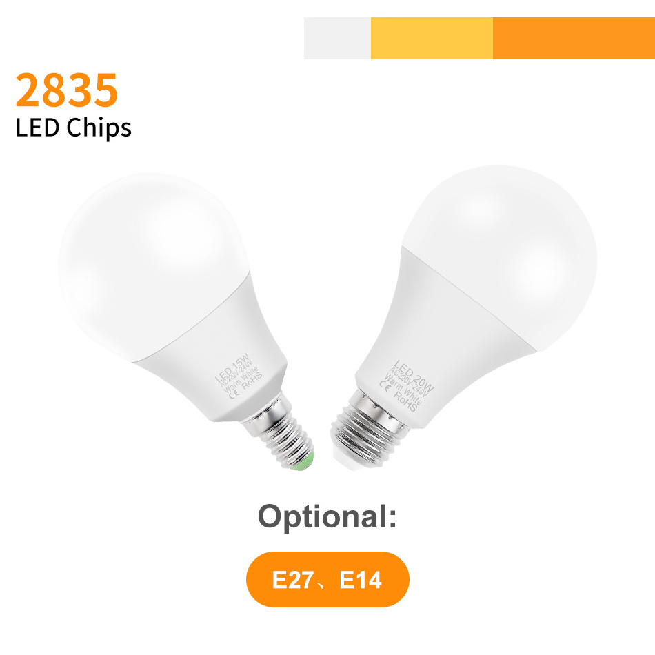 2835 Globe bulbs Competitive price SMD 2835 G45 A60 E27 5W 7W 9W 12W LED LIGHT BULB Durable and Energy Efficient