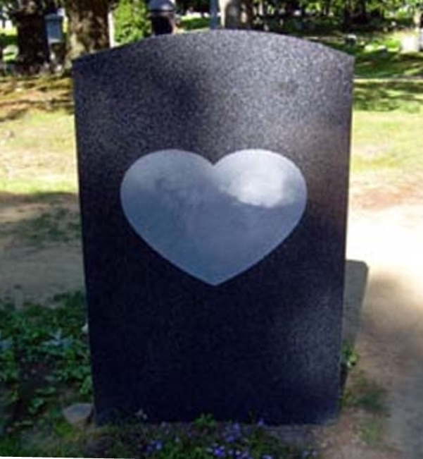 Custom baby tombstones angel headstones angel heart headstone with angel carving granite tombstone monument