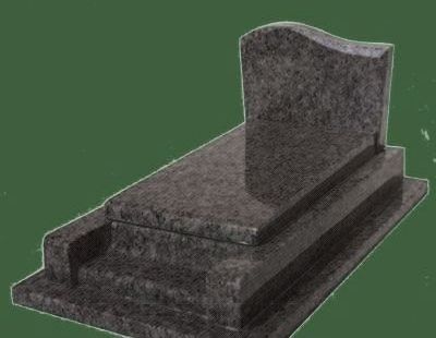 Vietnamese Factory Direct Price High quality Cross shape black marble granite tombstone monument