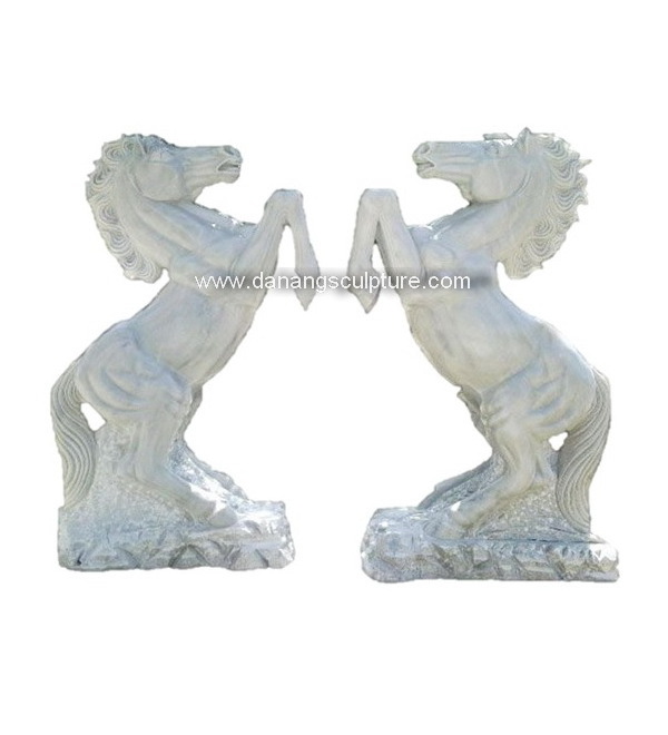 Custom outdoor garden large horse statues for sale white marble horse statue full size horse statue