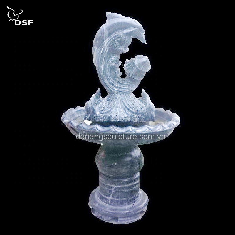 Custom outdoor garden marble horse fountain horse head stone wall fountain outdoor water fountain with horse