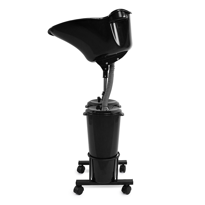 portable backwash shampoo bowl sink for barber station salon furniture